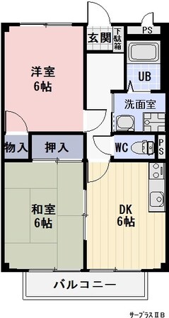 センティヴェールの物件間取画像